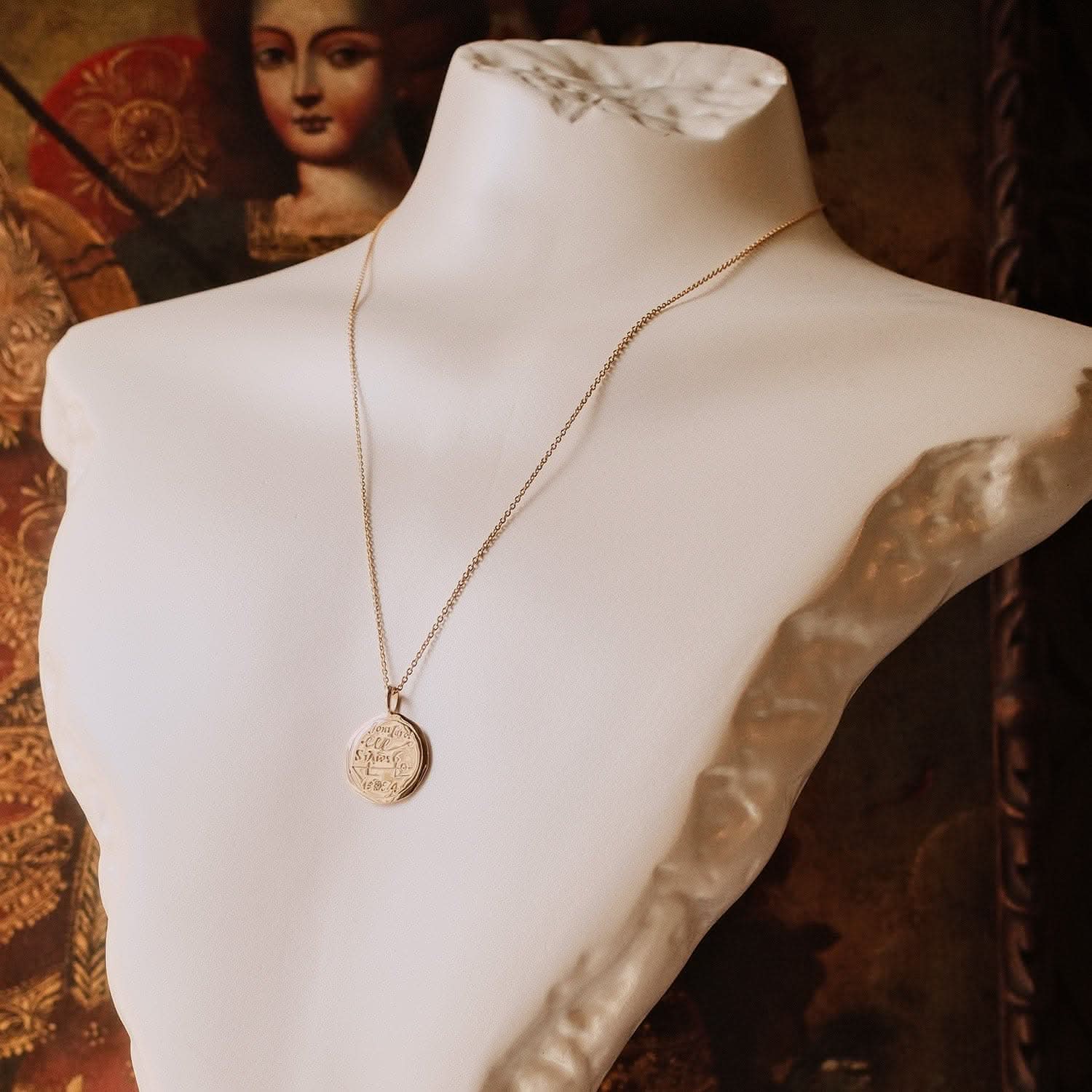 Pisces Alchemical Zodiac Pendant | Necklaces - Common Era Jewelry