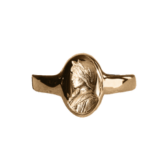 Sappho Solid Gold Signet Ring |  Rings - Common Era Jewelry