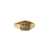 Magic Sator Square Gold Signet Ring - COMMON ERA