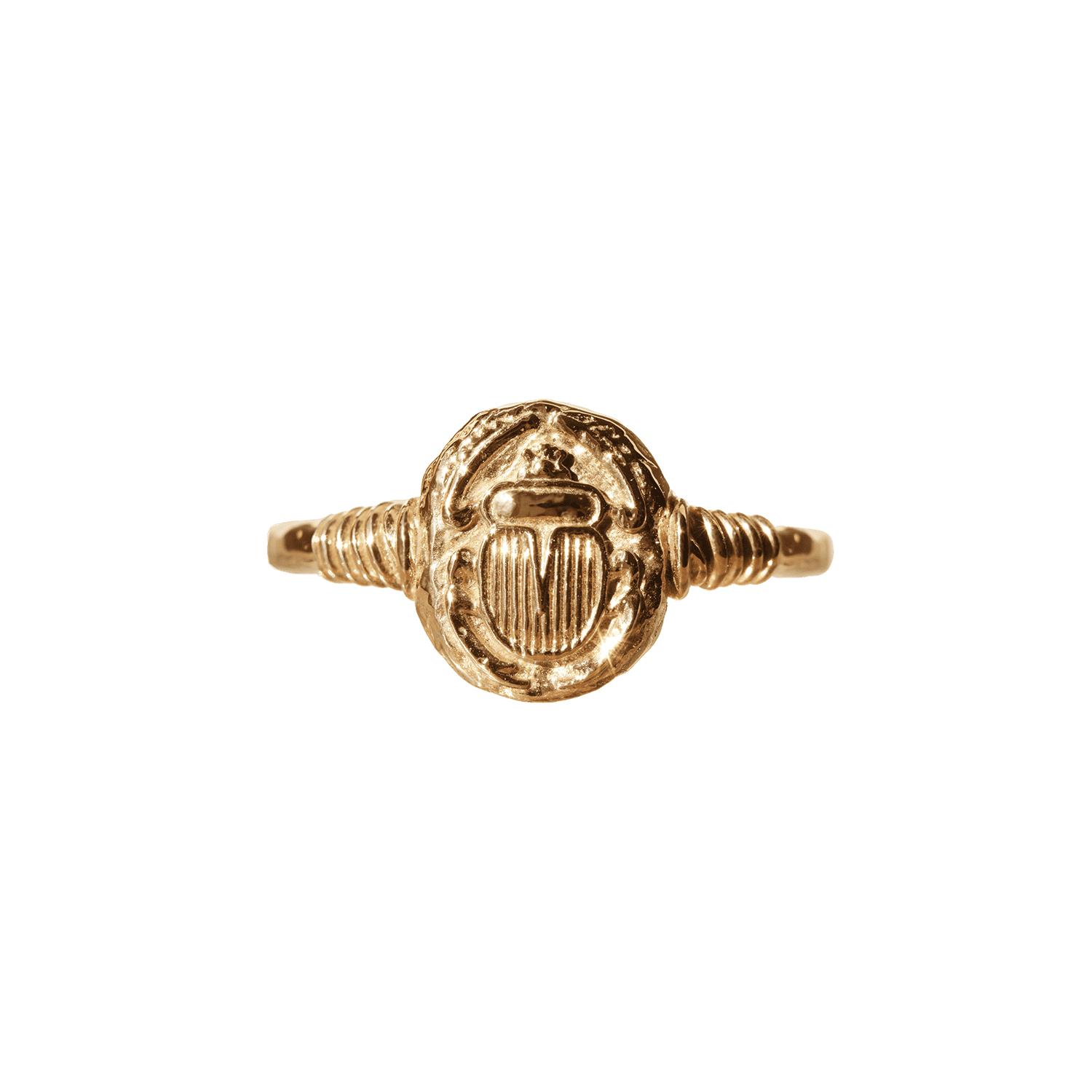Ancient Scarab Solid Gold Ring |  Rings - Common Era Jewelry