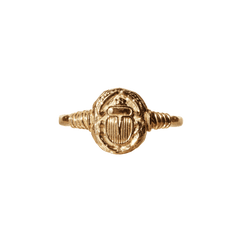 Ancient Scarab Solid Gold Ring |  Rings - Common Era Jewelry