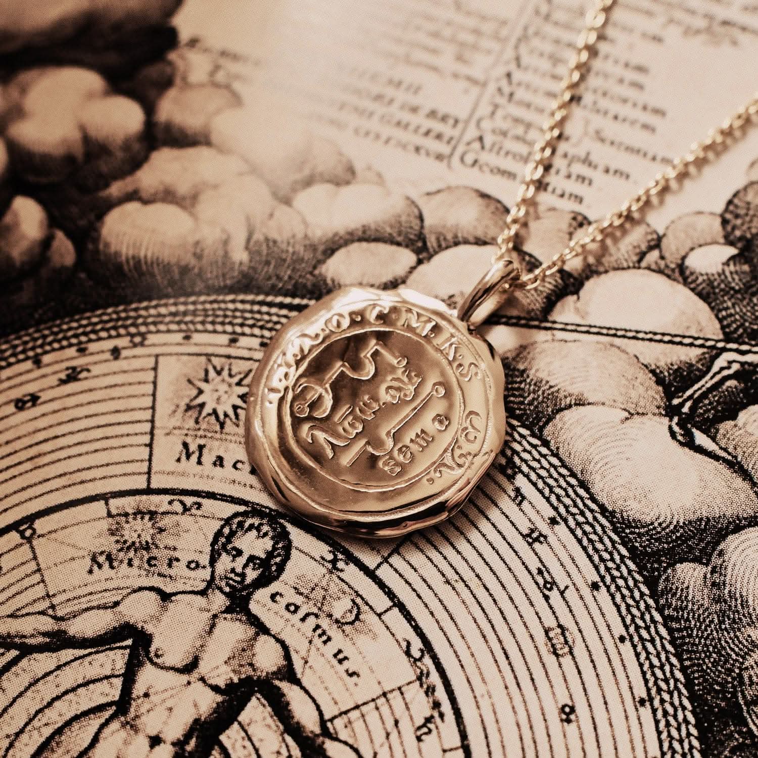 Taurus Alchemical Zodiac Pendant | Necklaces - Common Era Jewelry