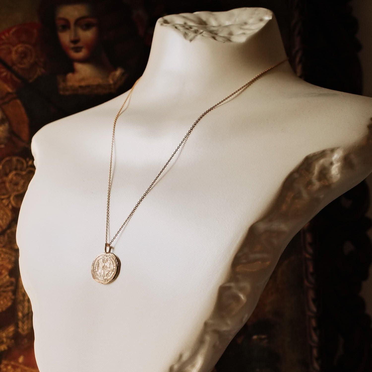 Virgo Alchemical Zodiac Pendant | Necklaces - Common Era Jewelry