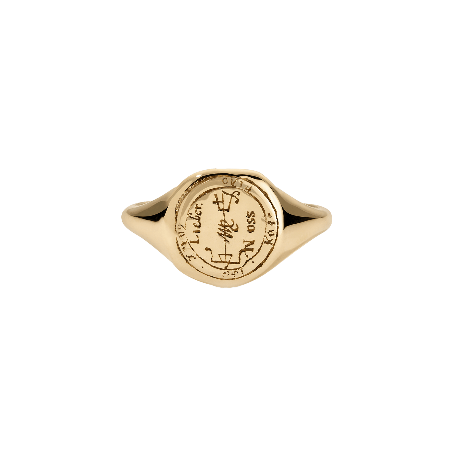 Virgo Alchemical Signet Ring | Solid Gold | Common Era Virgo Alchemical Signet Ring | Solid Gold | Common Era