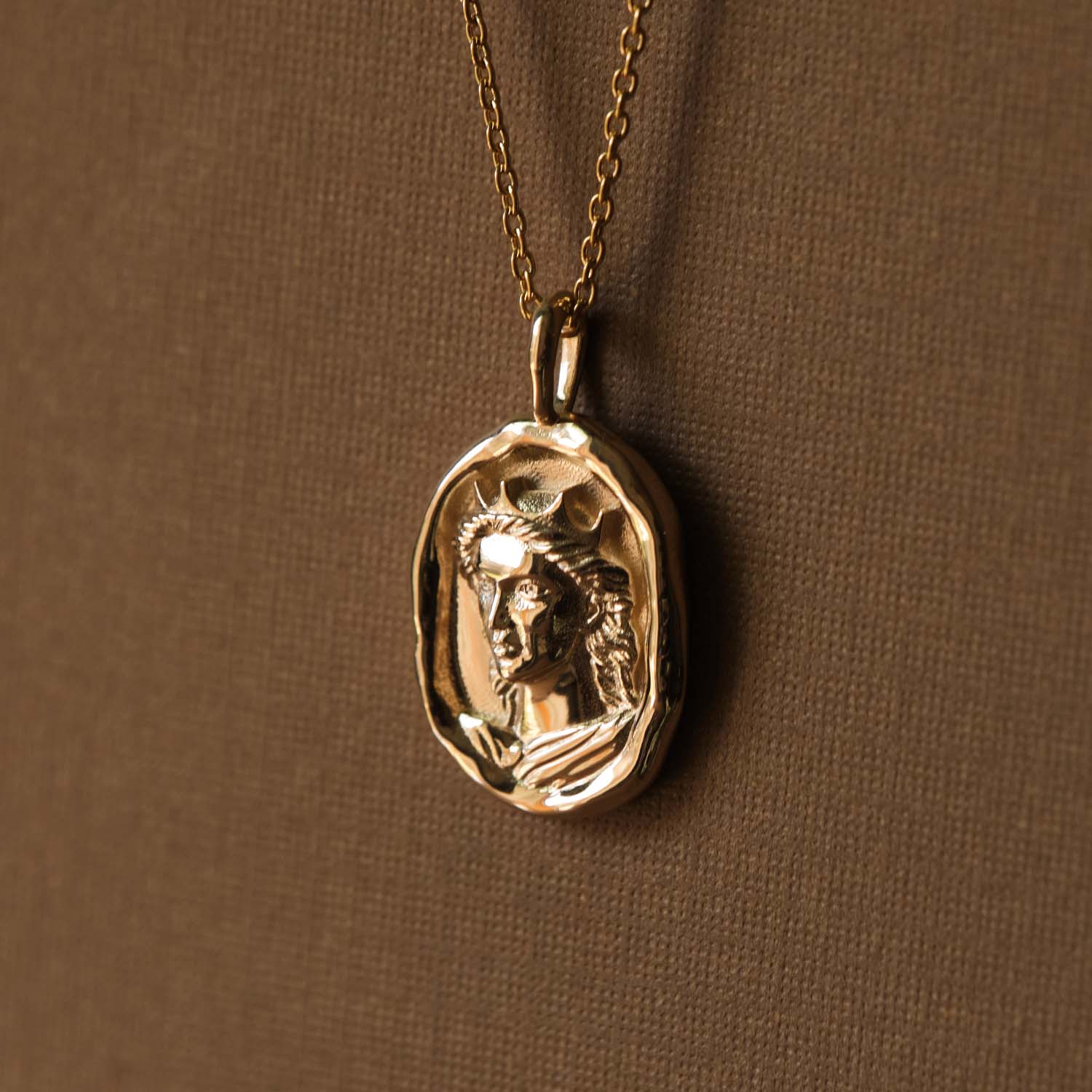 Boudica Molten Gold Pendant | Necklaces - Common Era Jewelry