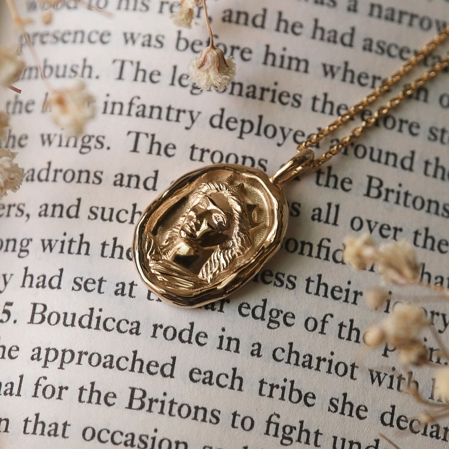 Boudica Molten Gold Pendant | Necklaces - Common Era Jewelry