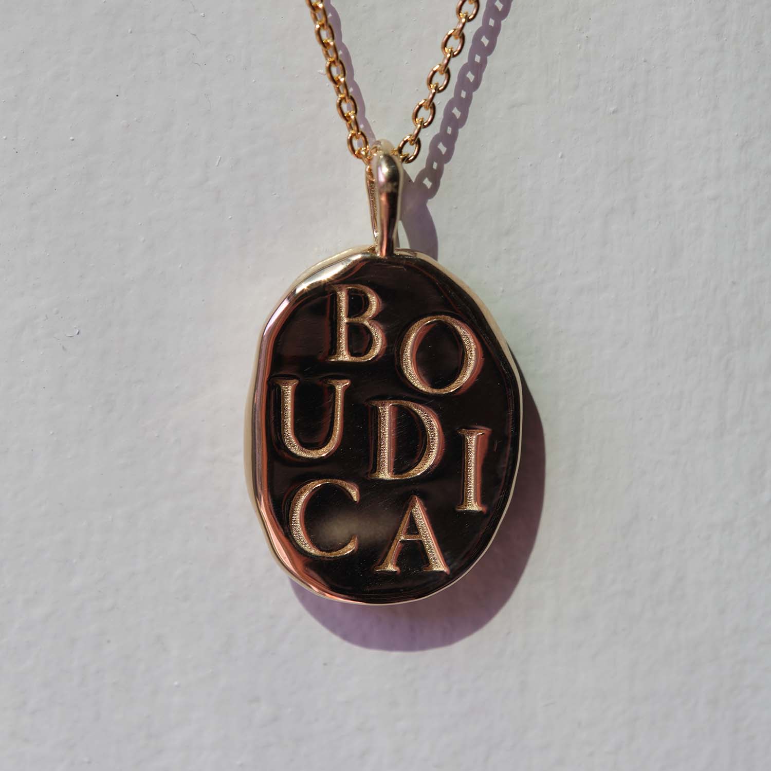 Boudica Molten Gold Pendant | Necklaces - Common Era Jewelry