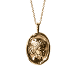 Cleopatra Molten Gold Pendant |  Necklaces - Common Era Jewelry