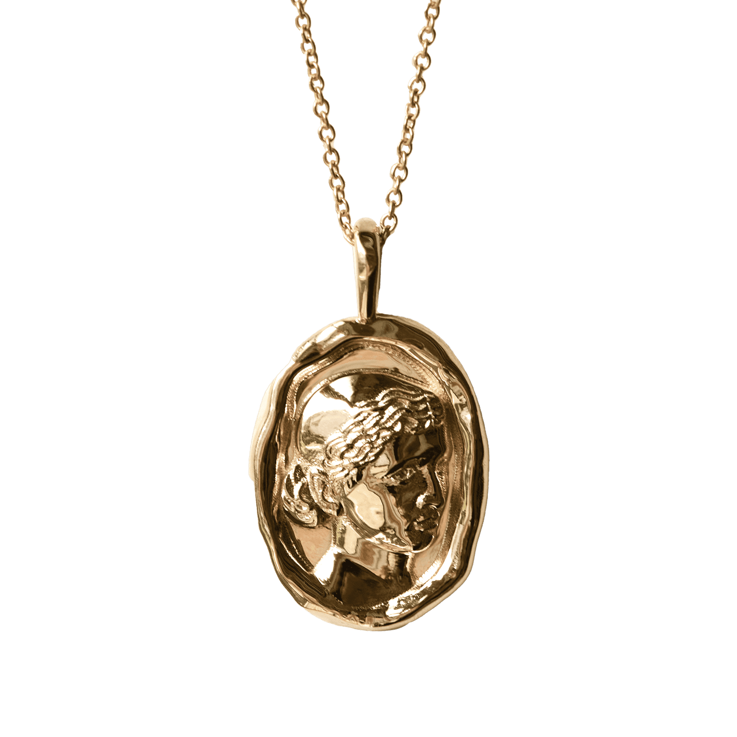 Cleopatra Molten Gold Pendant | Necklaces - Common Era Jewelry
