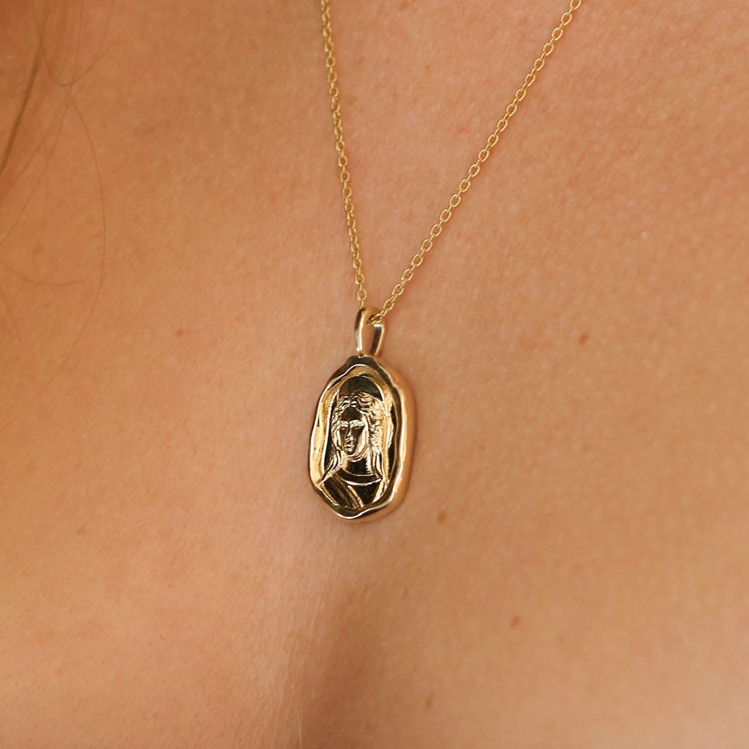 Clytemnestra Molten Gold Pendant | Necklaces - Common Era Jewelry