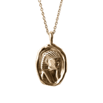 Hatshepsut Molten Gold Pendant |  Necklaces - Common Era Jewelry