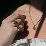 Liberi Vivas Diamond Signet Ring |  Rings - Common Era Jewelry