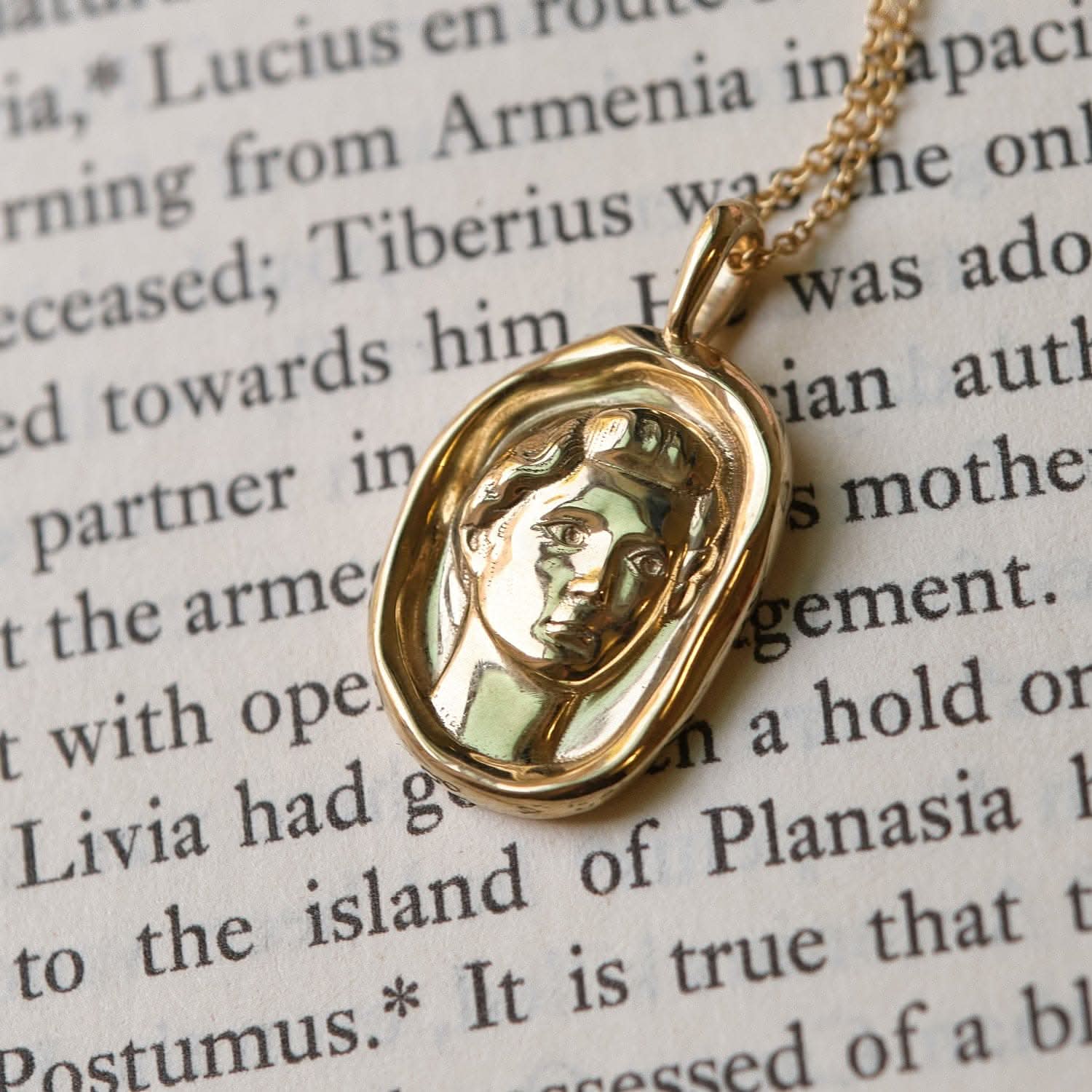 Livia Molten Gold Pendant | Necklaces - Common Era Jewelry