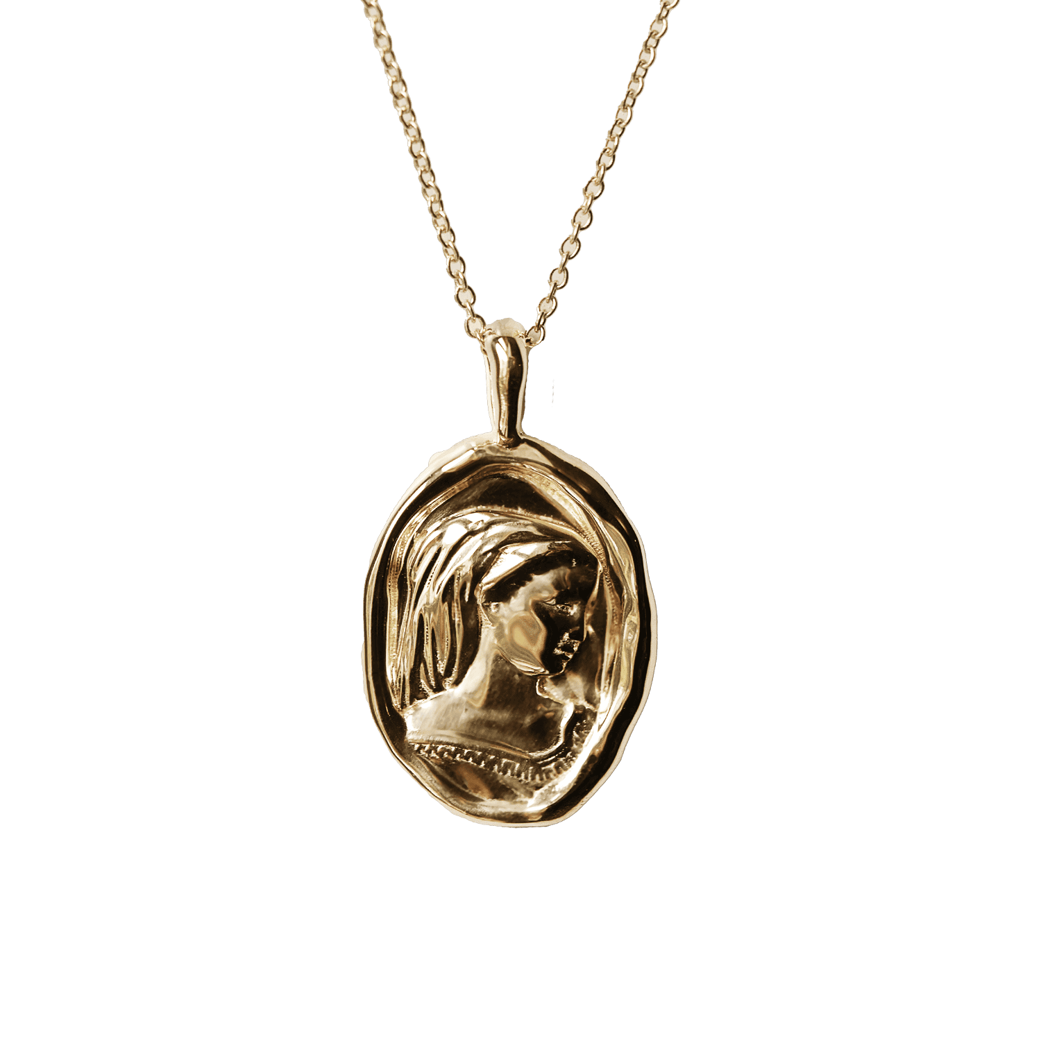 Pandora Molten Gold Pendant | Necklaces - Common Era Jewelry