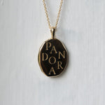 Pandora Molten Gold Pendant |  Necklaces - Common Era Jewelry