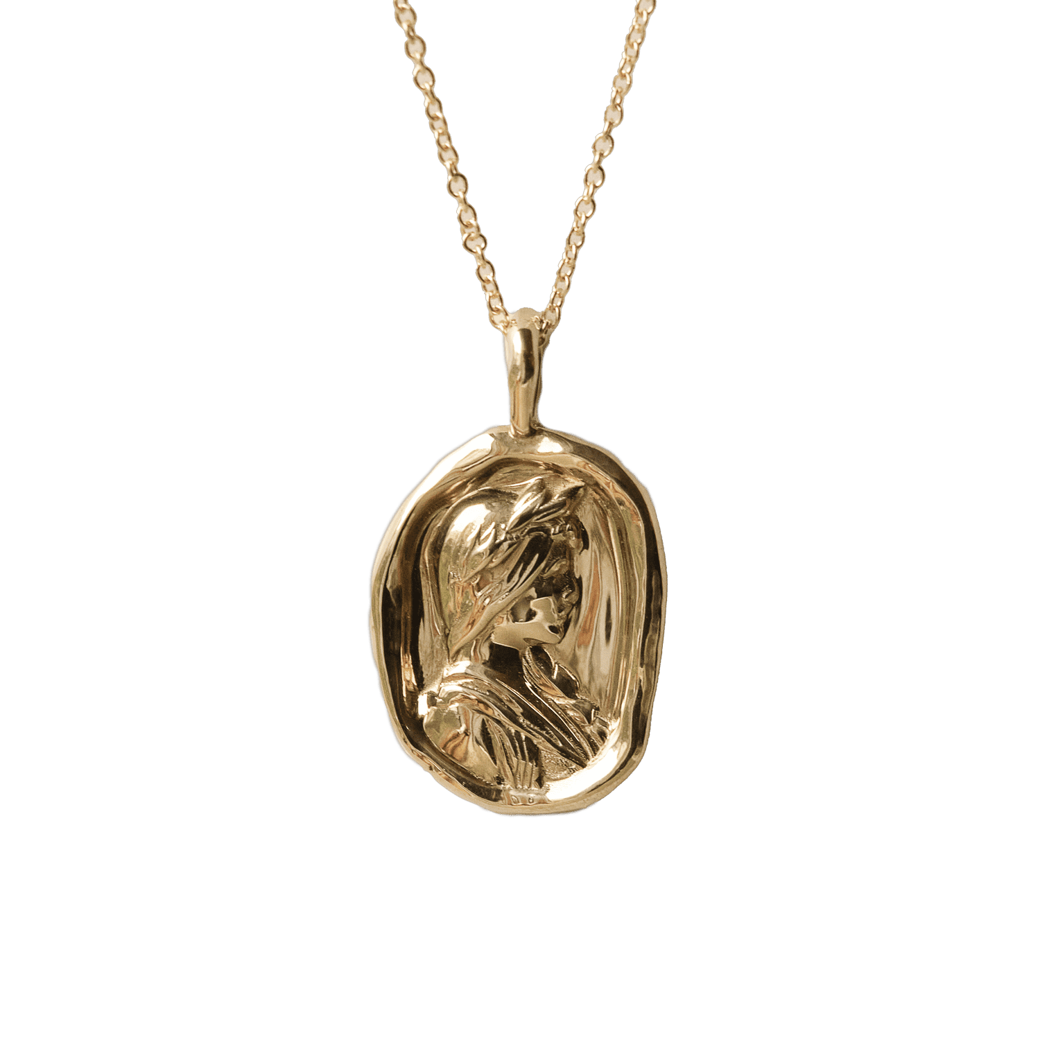 Sappho Molten Gold Pendant | Necklaces - Common Era Jewelry