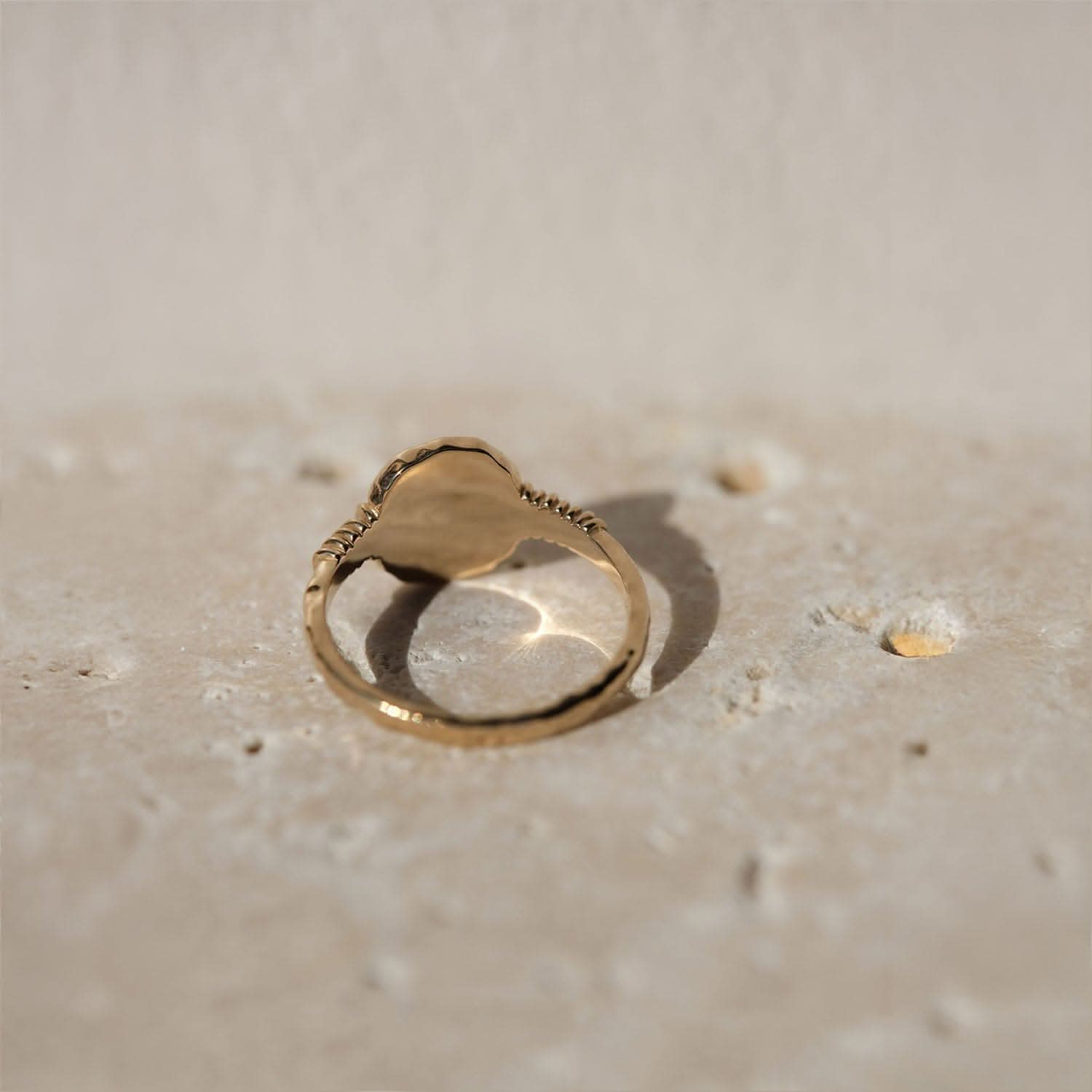 Ancient Scarab Solid Gold Ring |  Rings - Common Era Jewelry
