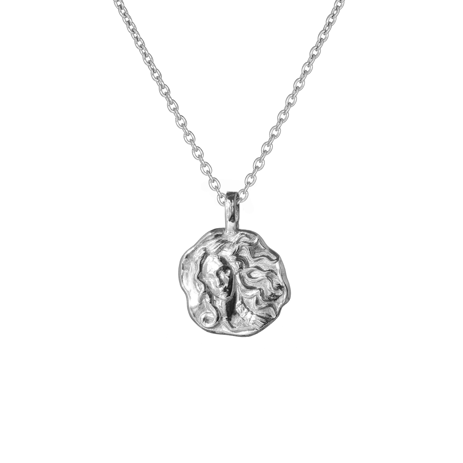 Aphrodite Molten Mini Medallion | Necklaces - Common Era Jewelry