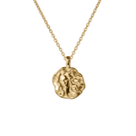 Aphrodite Molten Mini Medallion |  Necklaces - Common Era Jewelry