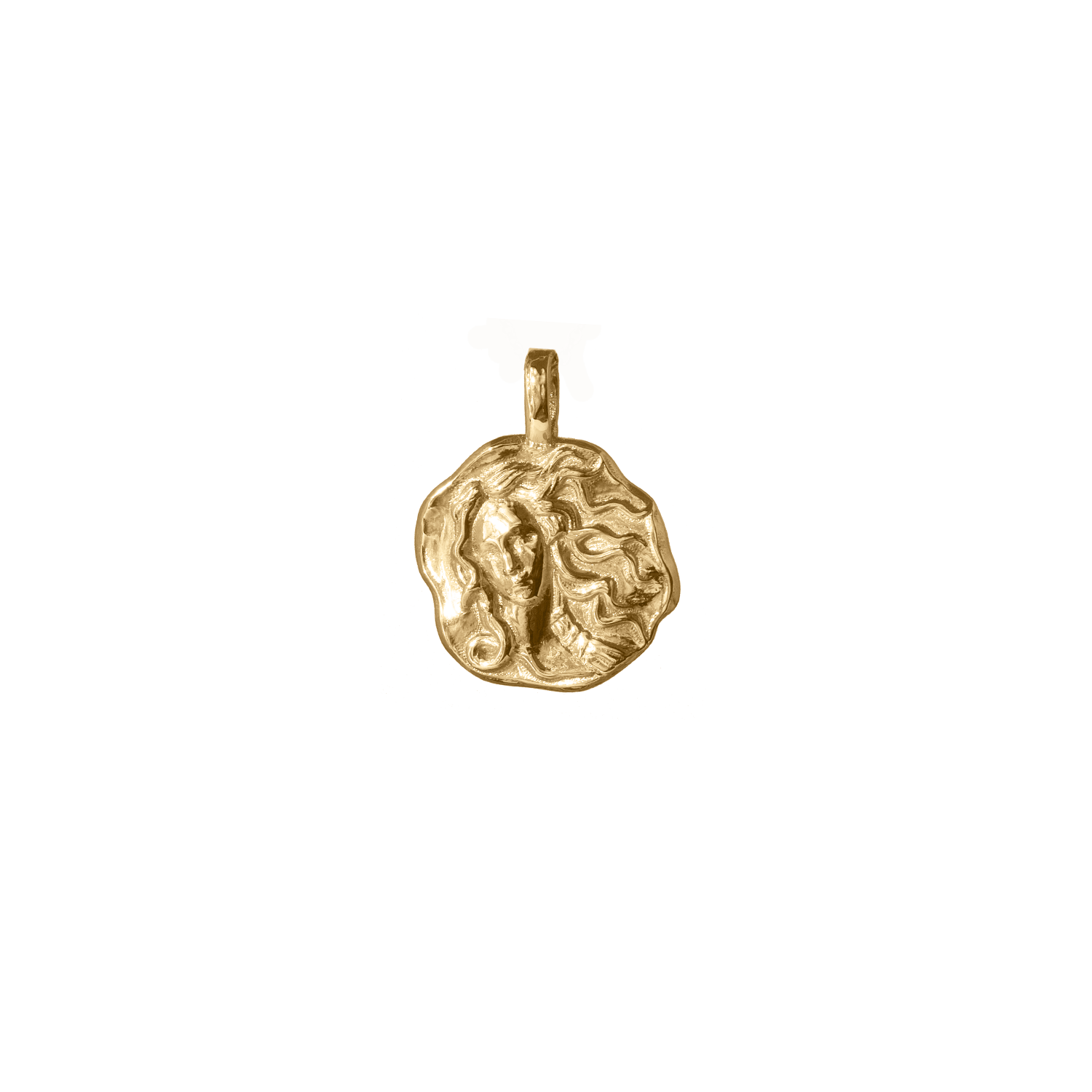 Aphrodite Molten Mini Medallion | Necklaces - Common Era Jewelry