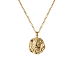 Artemis Molten Mini Medallion |  Necklaces - Common Era Jewelry