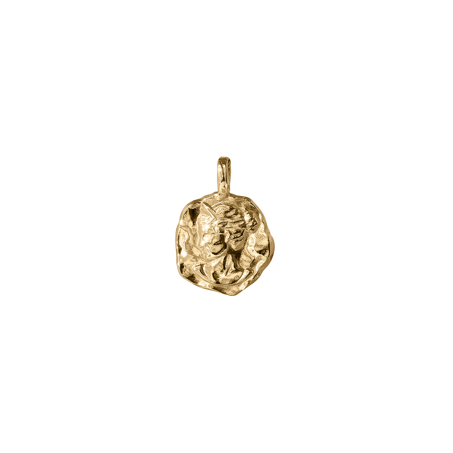 Artemis Molten Mini Medallion | Necklaces - Common Era Jewelry