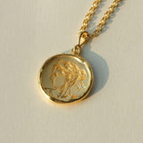Artemis Goddess of Wild Things Necklace with Diamond | Necklaces - Common Era Jewelry