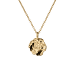 Athena Molten Mini Medallion |  Necklaces - Common Era Jewelry