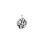 Athena Molten Mini Medallion |  Necklaces - Common Era Jewelry