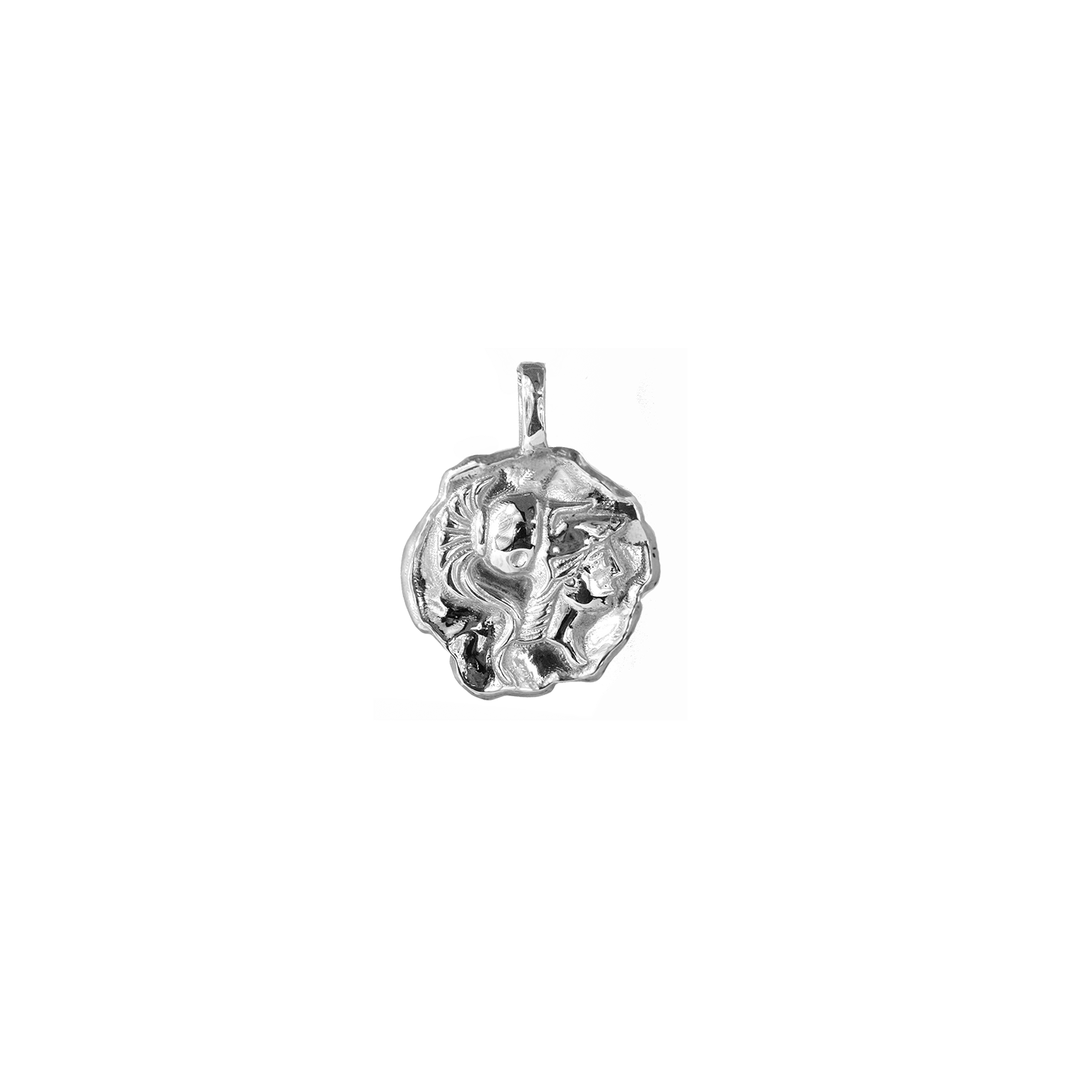 Athena Molten Mini Medallion | Necklaces - Common Era Jewelry