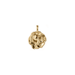 Athena Molten Mini Medallion |  Necklaces - Common Era Jewelry