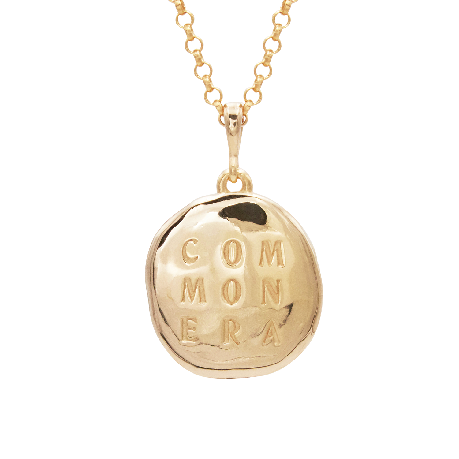 Gaia Goddess of Motherhood Necklace with Emerald | Necklaces - Common Era Jewelry