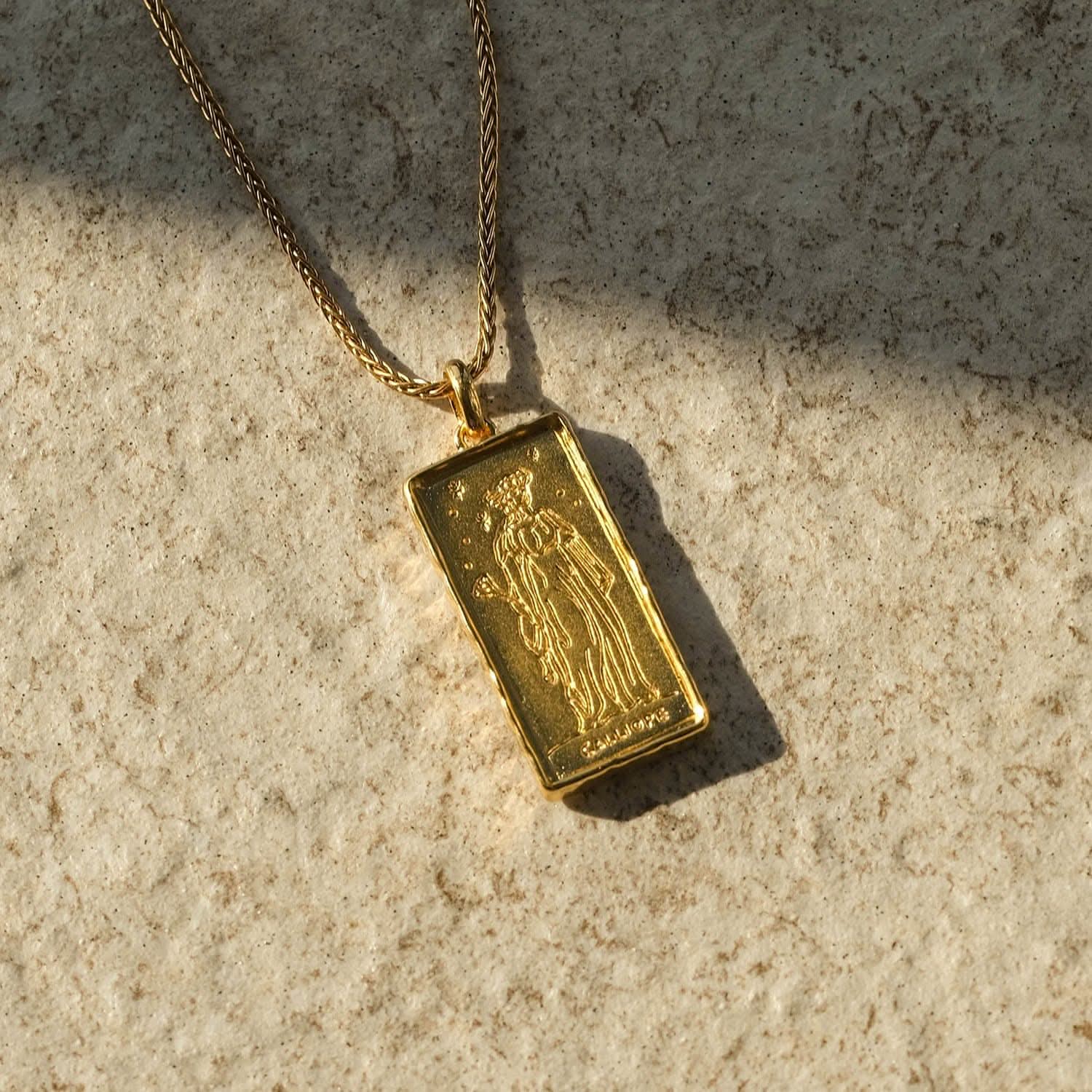 Calliope Muse of Poetry Necklace |  Necklaces - Common Era Jewelry