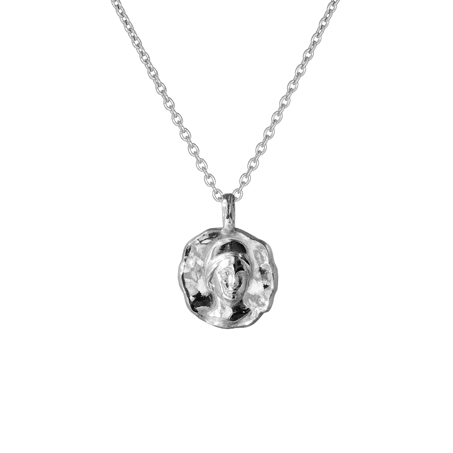 Circe Molten Mini Medallion | Necklaces - Common Era Jewelry
