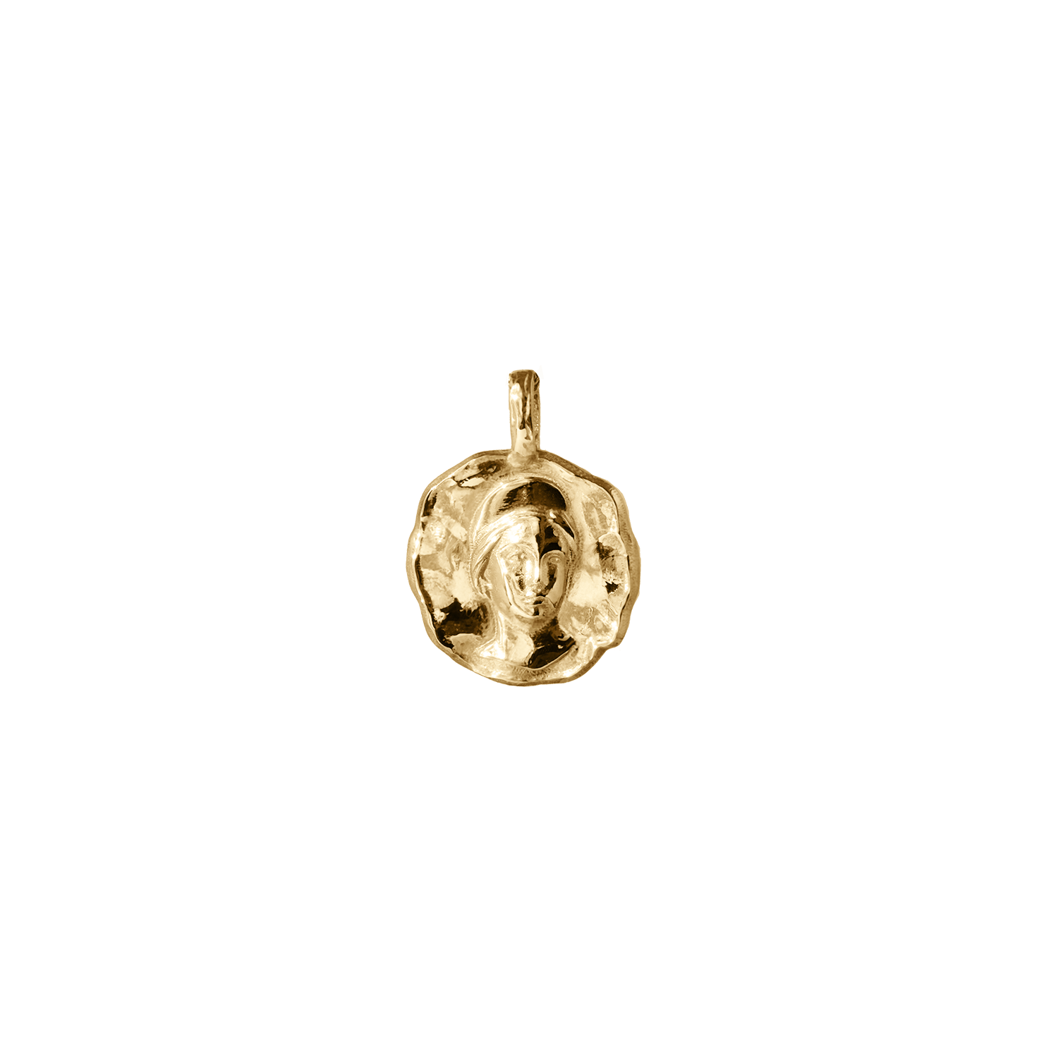 Circe Molten Mini Medallion | Necklaces - Common Era Jewelry