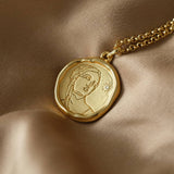 Circe Demi-Goddess of Witchcraft Necklace with Diamond | Necklaces - Common Era Jewelry