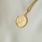 Circe Demi-Goddess of Witchcraft Necklace with Diamond | Necklaces - Common Era Jewelry