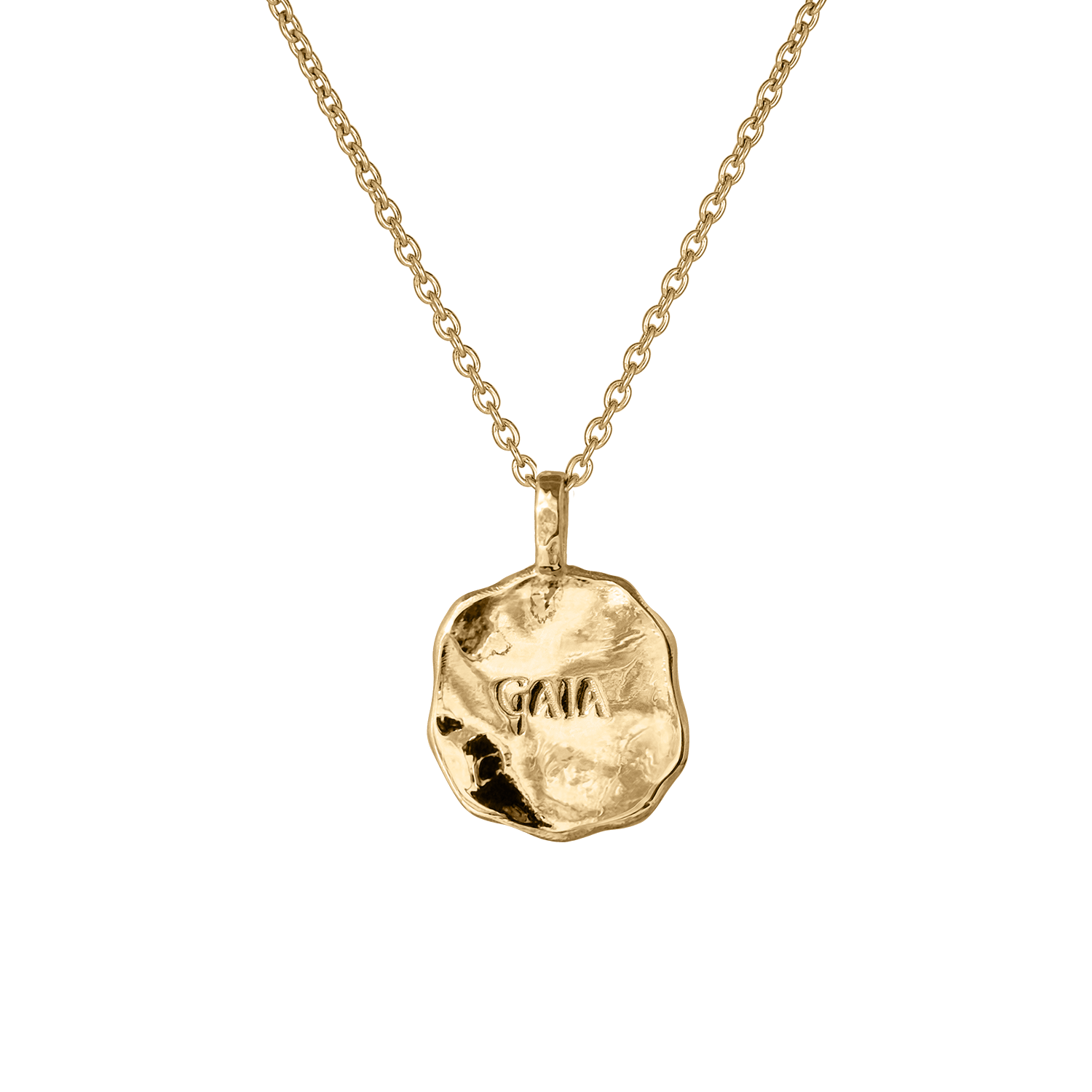Gaia Molten Mini Medallion | Necklaces - Common Era Jewelry