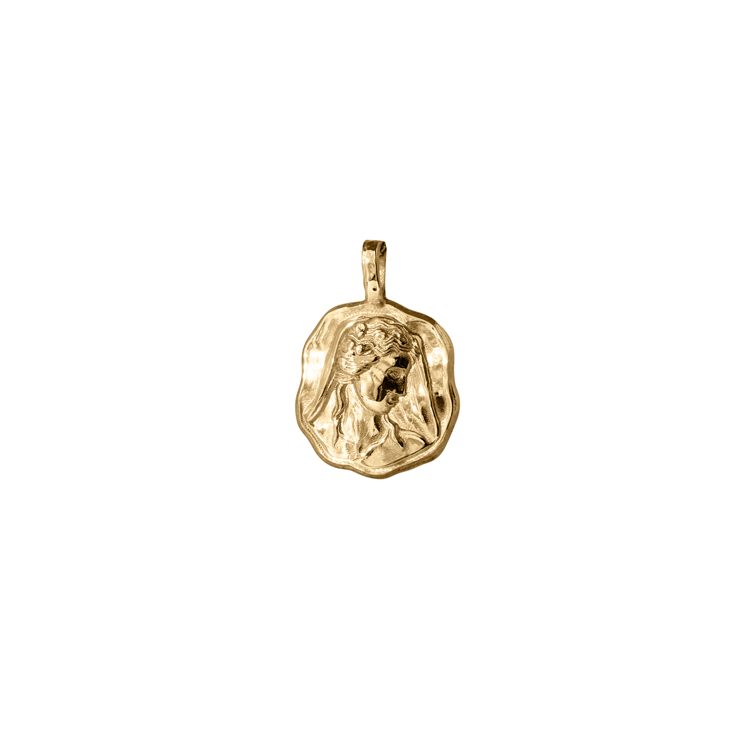 Gaia Molten Mini Medallion | Necklaces - Common Era Jewelry