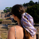 Botticelli's Daydream Satin Hair Scarf |  Scarves - Common Era Jewelry
