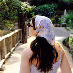 Botticelli's Daydream Satin Hair Scarf |  Scarves - Common Era Jewelry