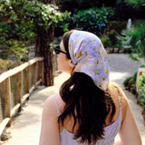 Botticelli's Daydream Satin Hair Scarf |  Scarves - Common Era Jewelry
