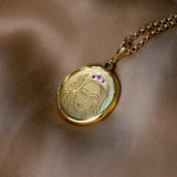 Hecate Goddess of Magic Triple Amethyst Medallion Necklace | Necklaces - Common Era Jewelry