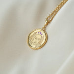Hecate Goddess of Magic Triple Amethyst Medallion Necklace |  Necklaces - Common Era Jewelry