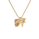 Eye of Horus Gold Talisman Necklace |  Necklaces - Common Era Jewelry