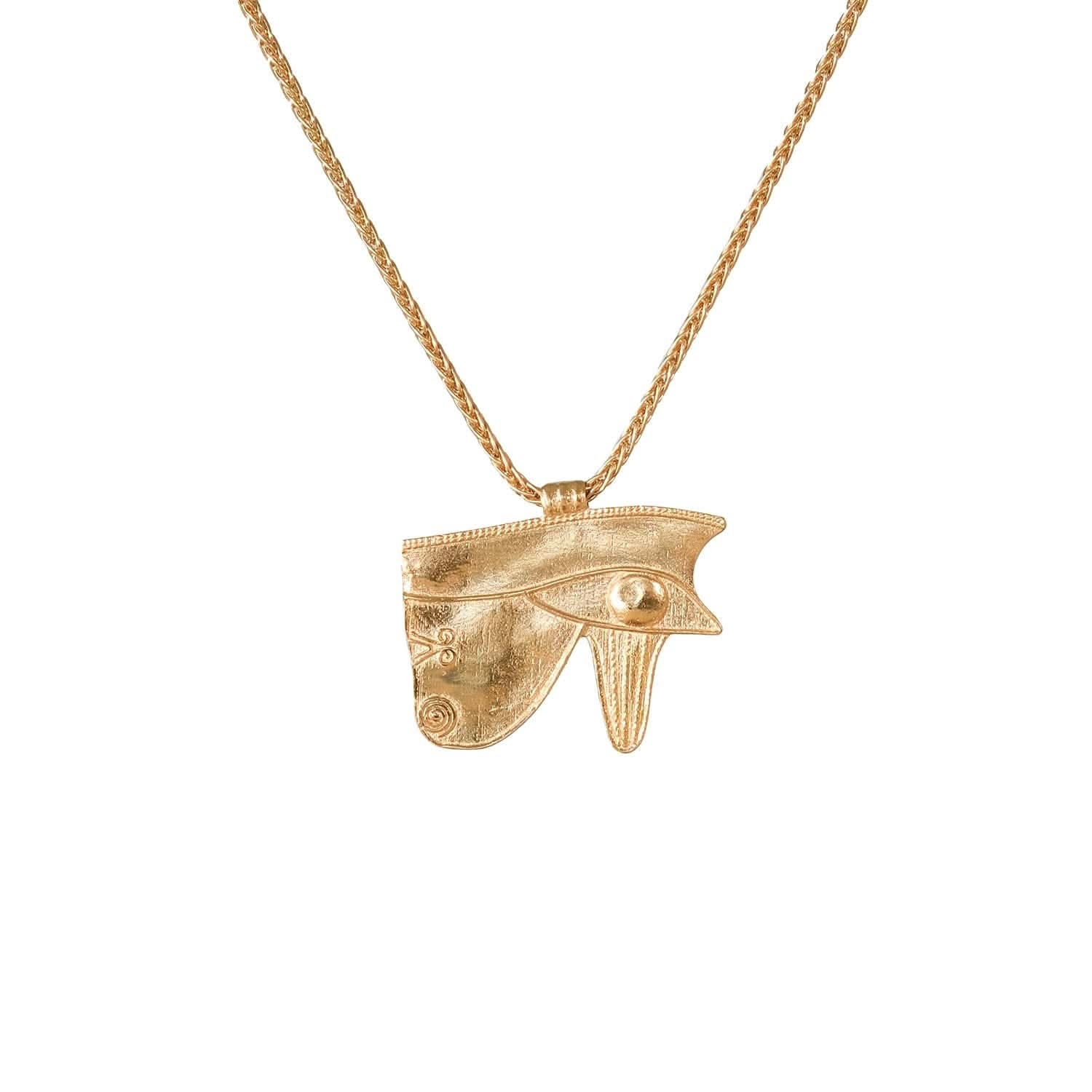 Eye of Horus Gold Talisman Necklace | Necklaces - Common Era Jewelry