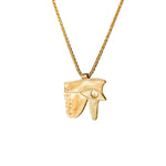 Eye of Horus Gold Talisman Necklace |  Necklaces - Common Era Jewelry