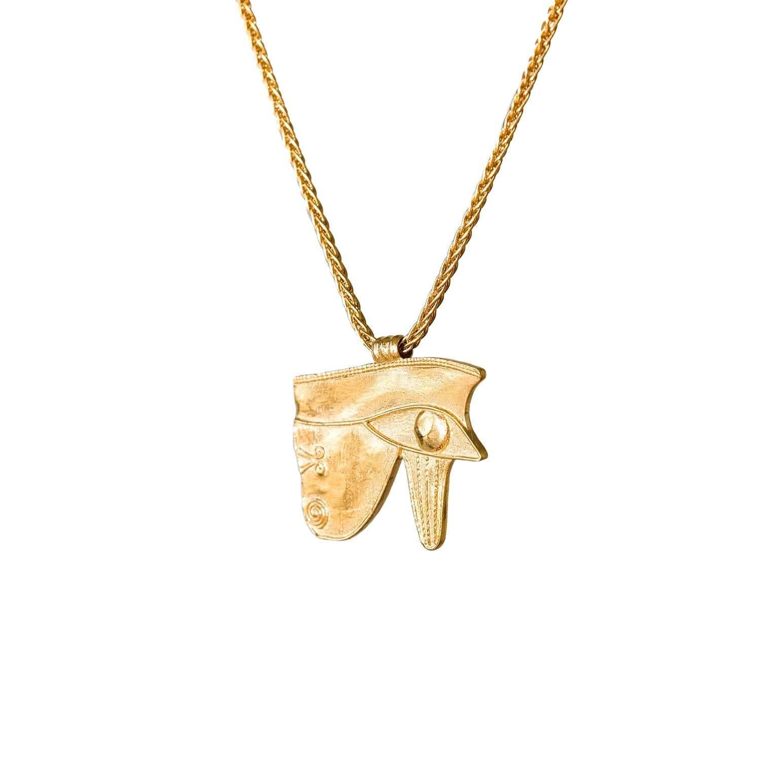 Eye of Horus Gold Talisman Necklace | Necklaces - Common Era Jewelry