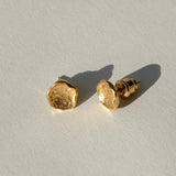 Icarus Molten Gold Studs | Earrings - Common Era Jewelry
