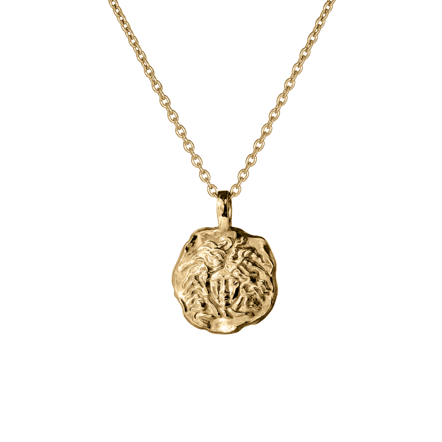 Medusa Molten Mini Medallion | Necklaces - Common Era Jewelry